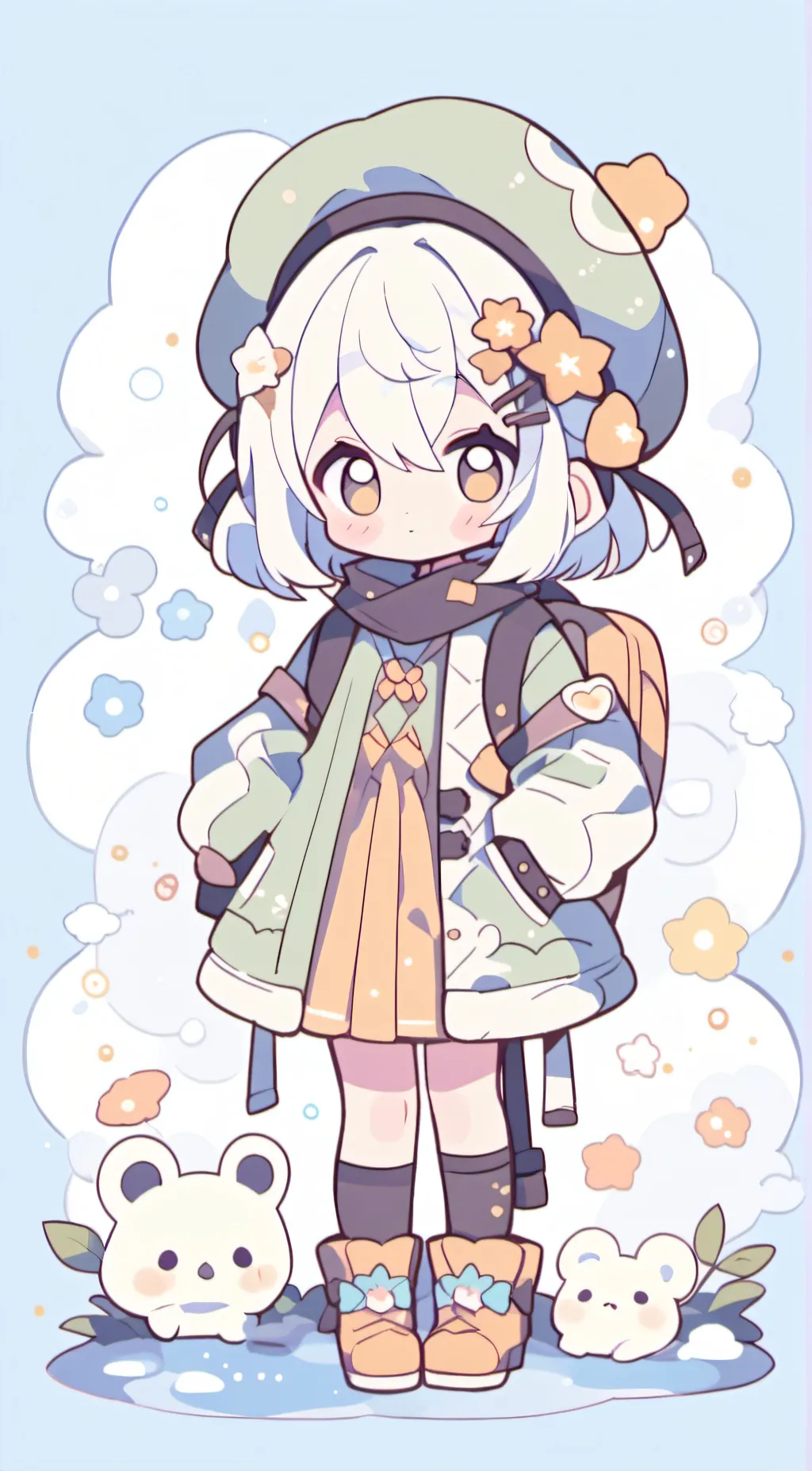 ai character: KOMI background