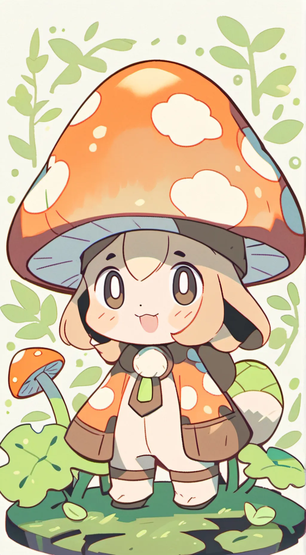 ai character: Sunshroom pvz background