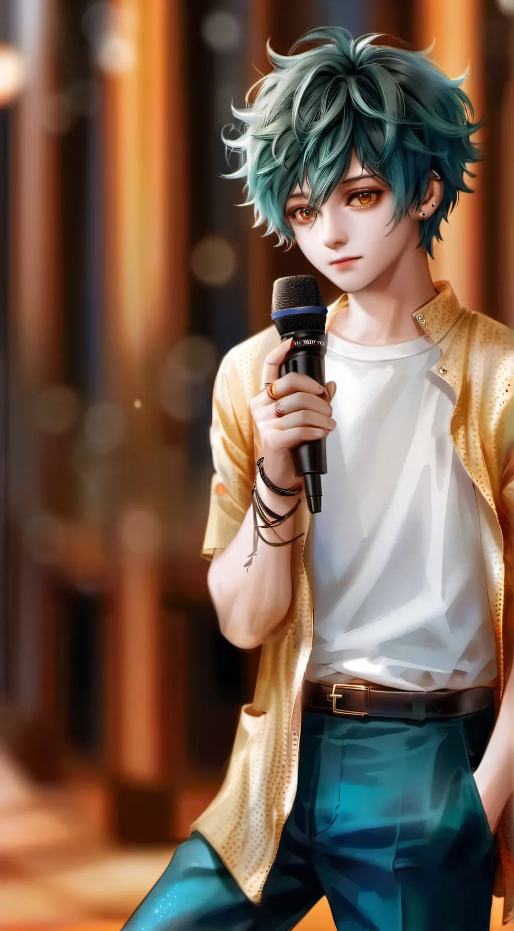 ai character: Deku 😍 background