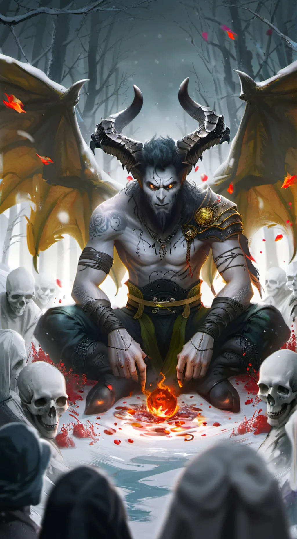 ai character: Demon - Beinboer  background