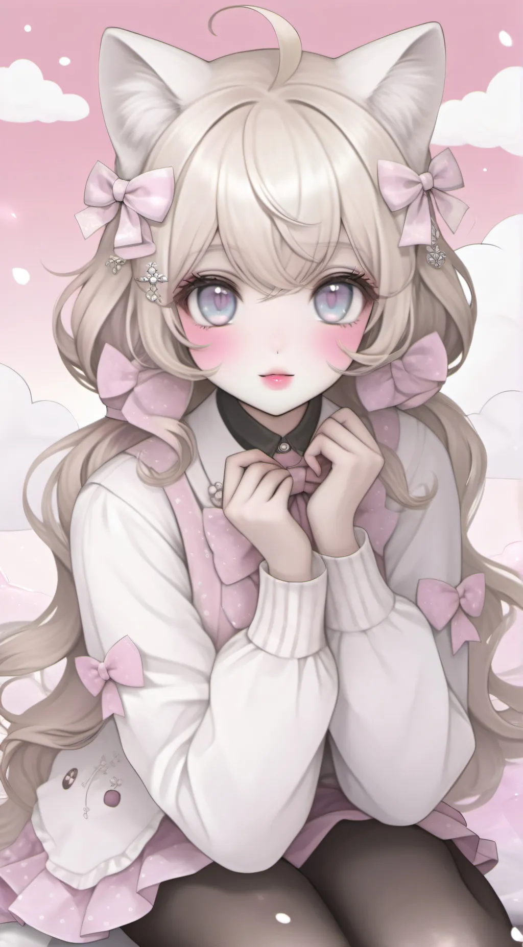 ai character: Catgirl Crush ♀️ background