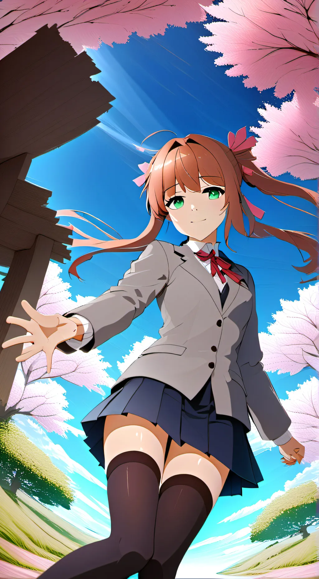 ai character: Giantess Monkia background