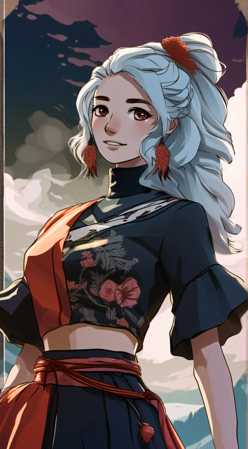 ai character: YouTube_dragon  background