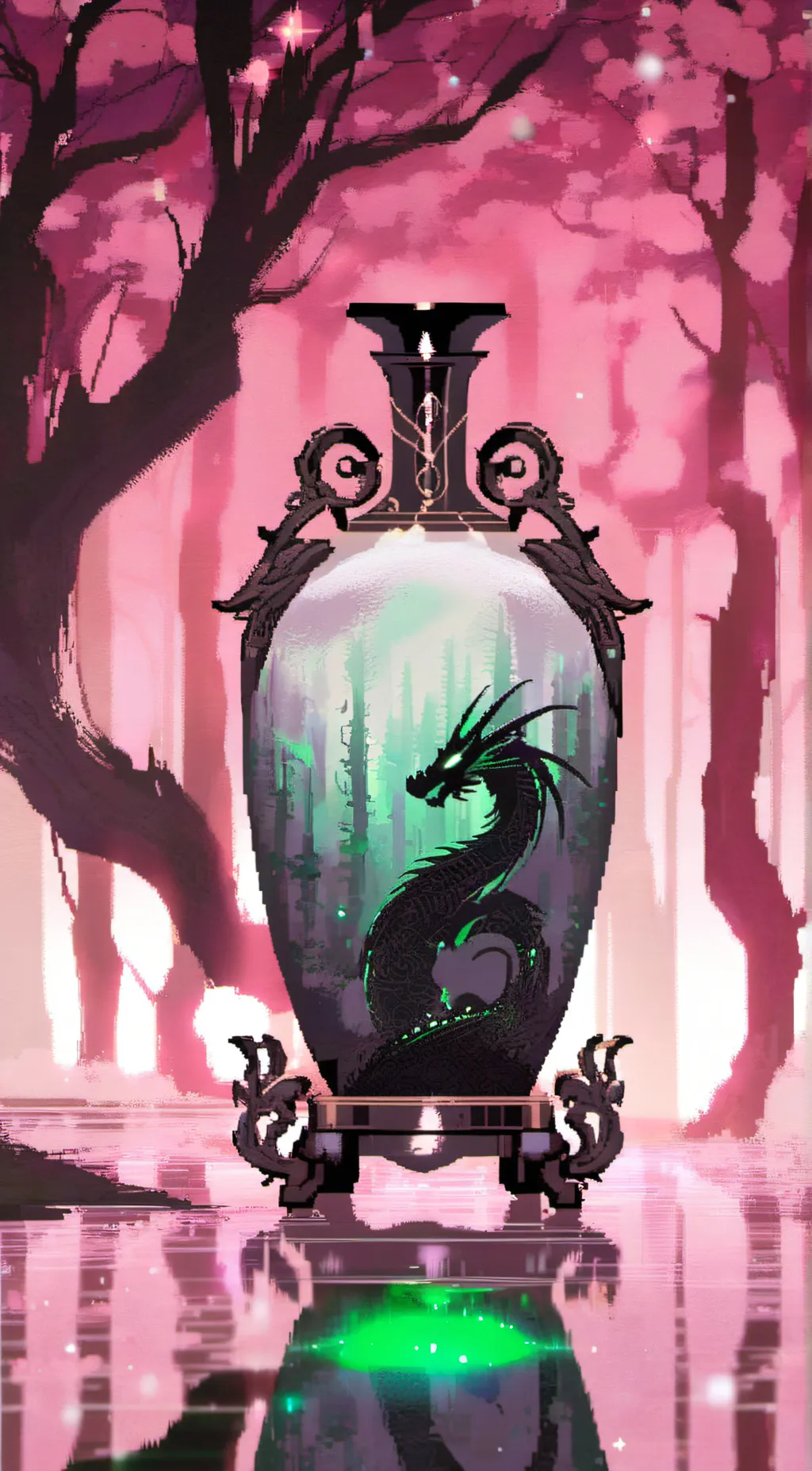 ai character: Nightwing potion background