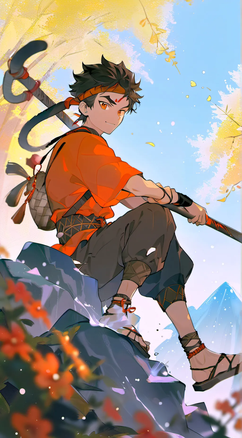 ai character: Lego Monkey kid S4 background