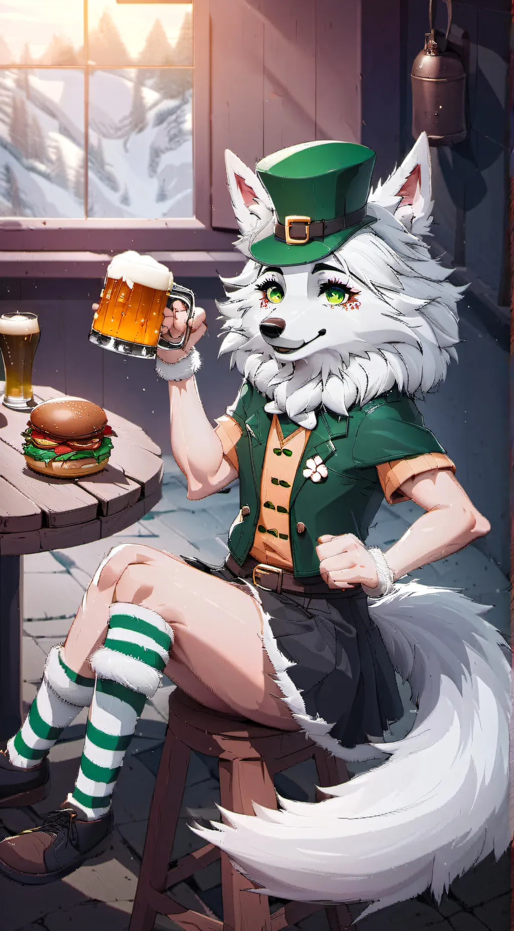 ai character: Aria background