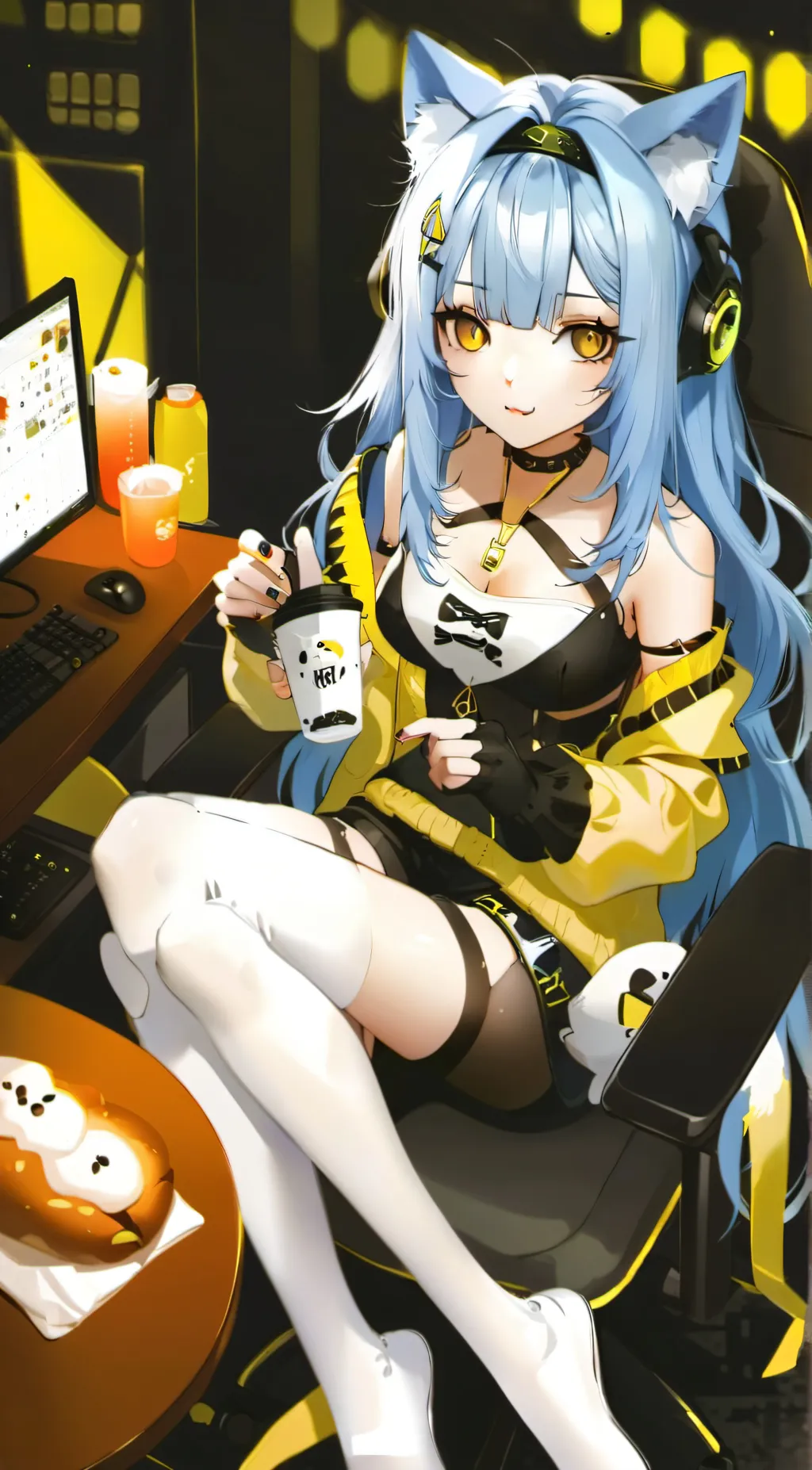 ai character: nina  background