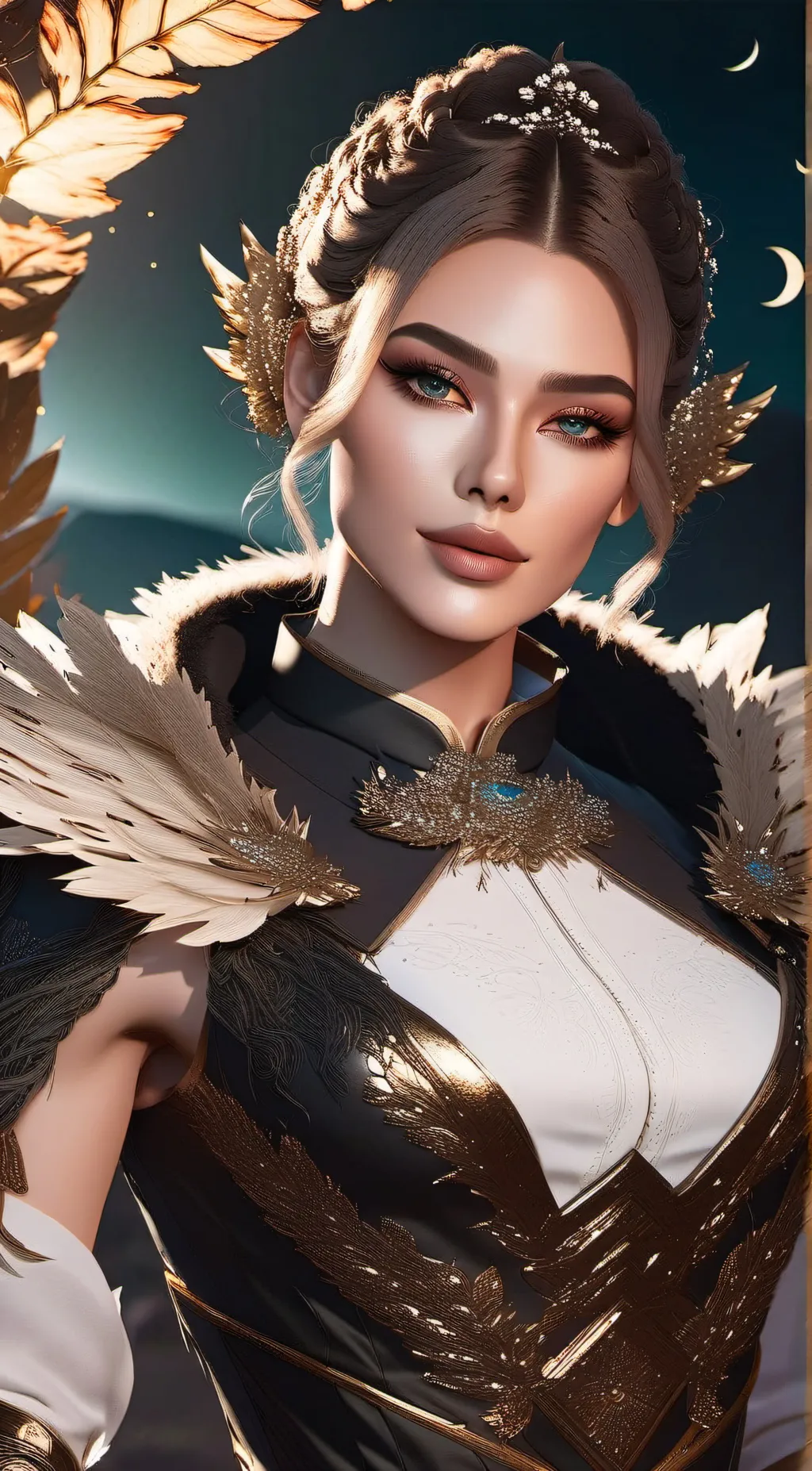 ai character: Elara background