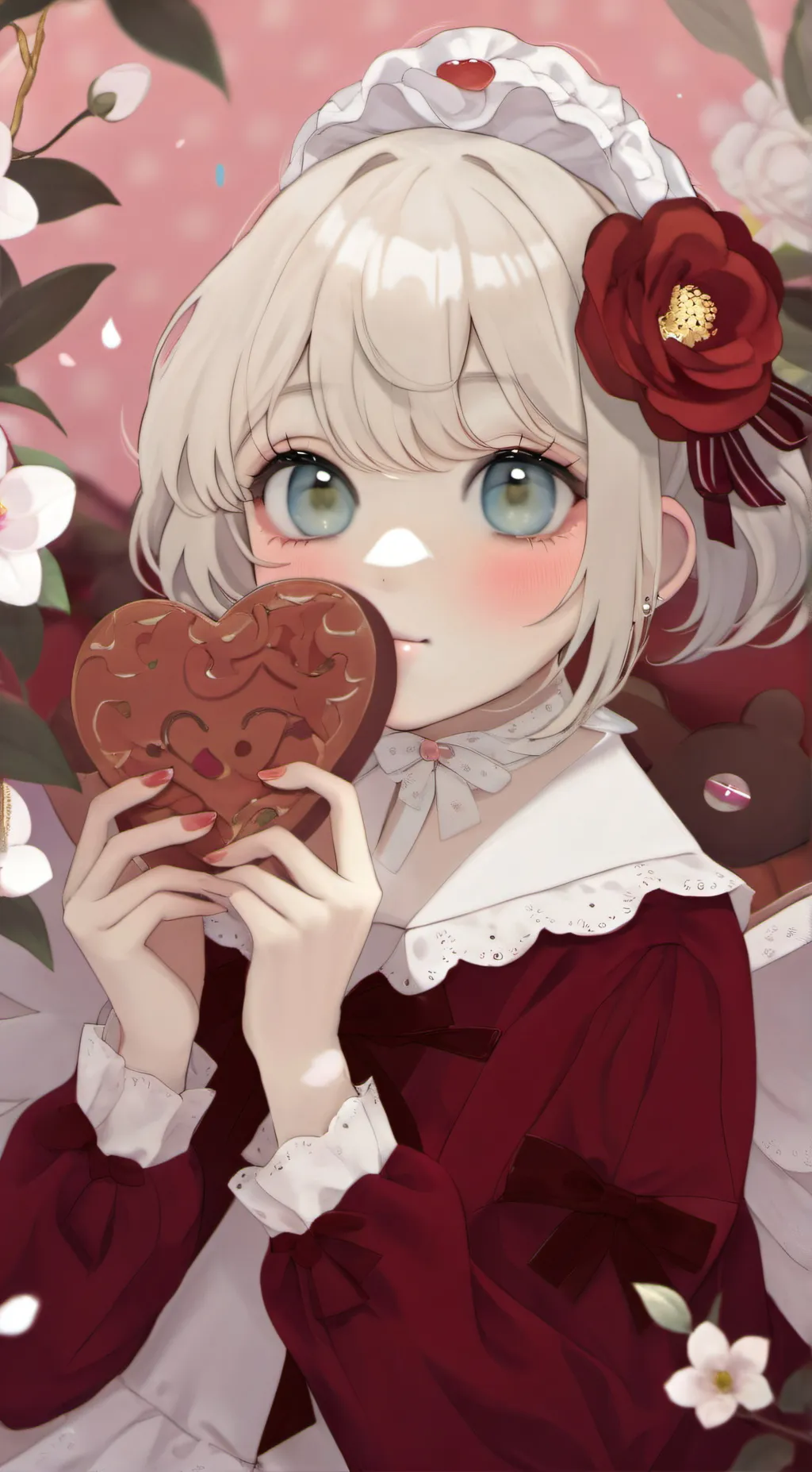 ai character: my anime, meow background