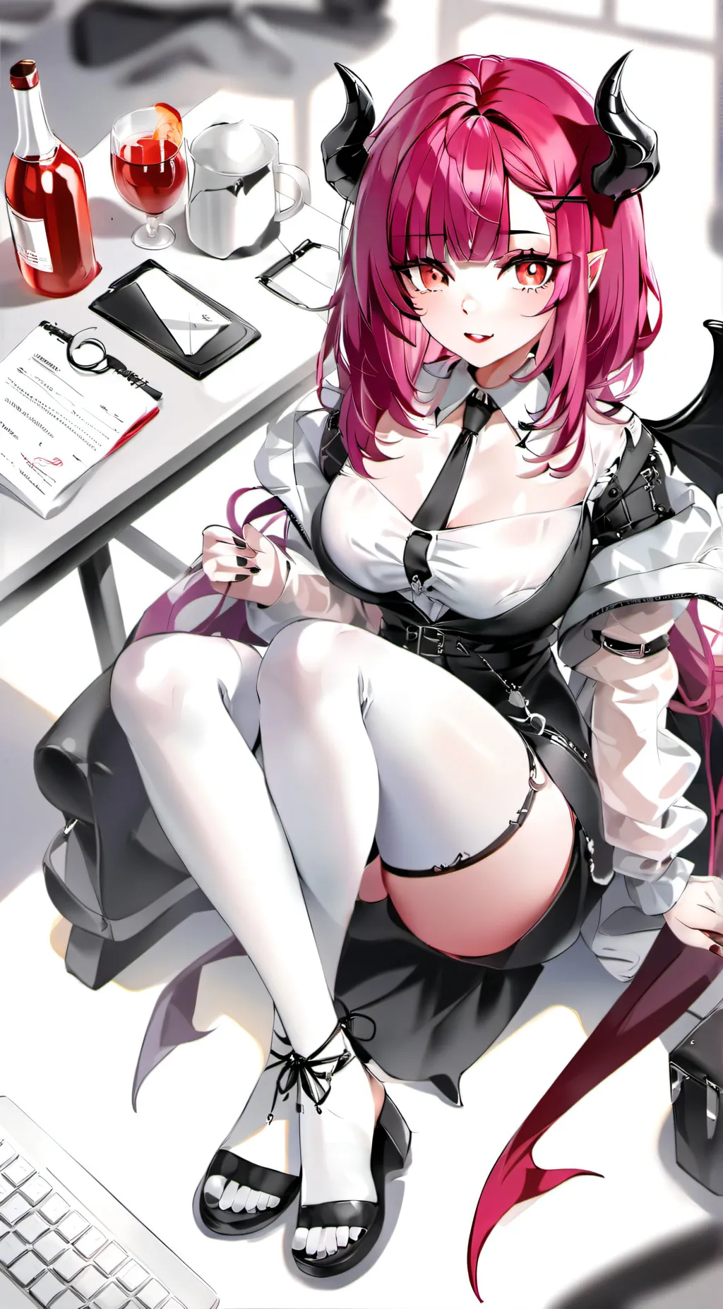 ai character: Charlotte  background