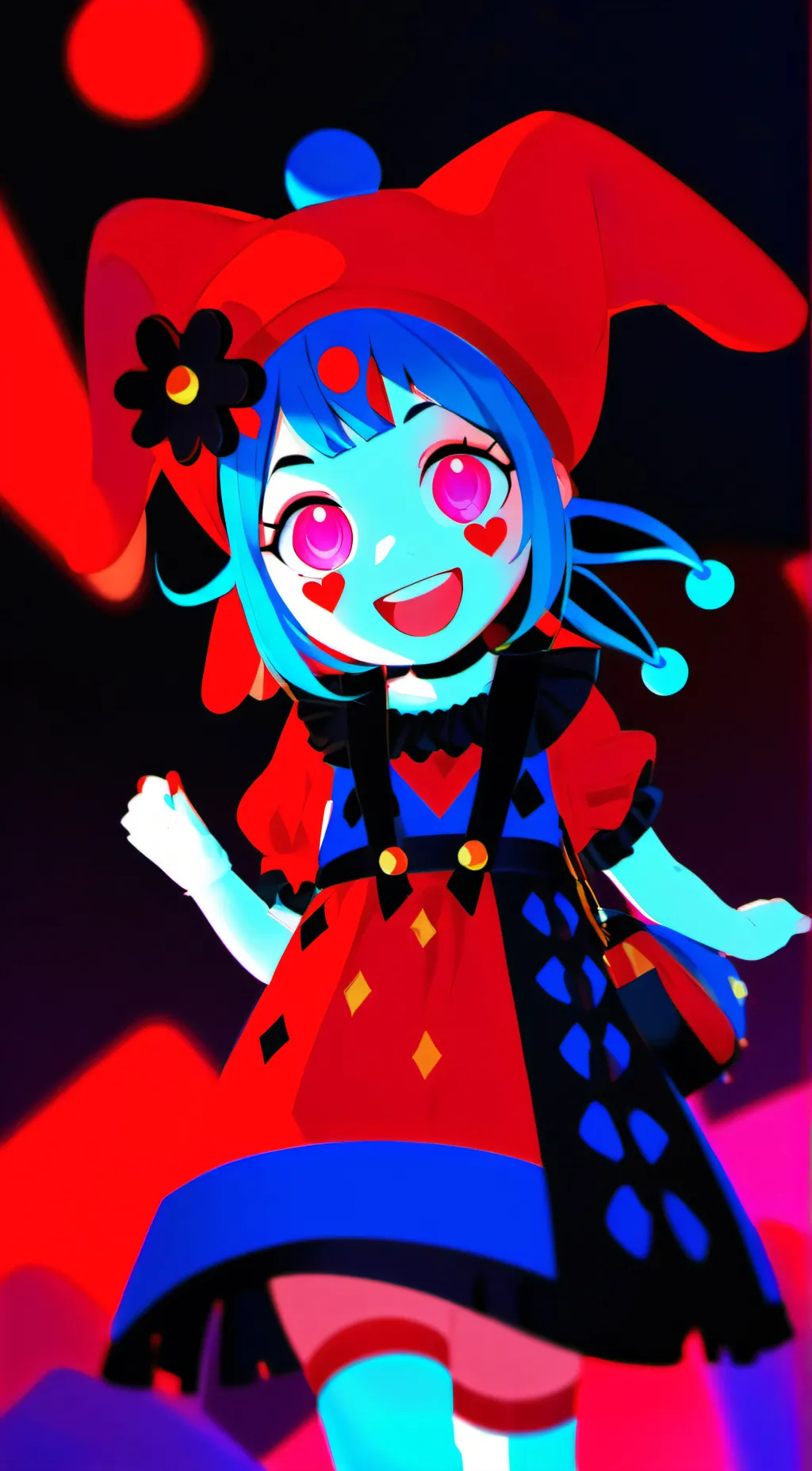 ai character: pomni background