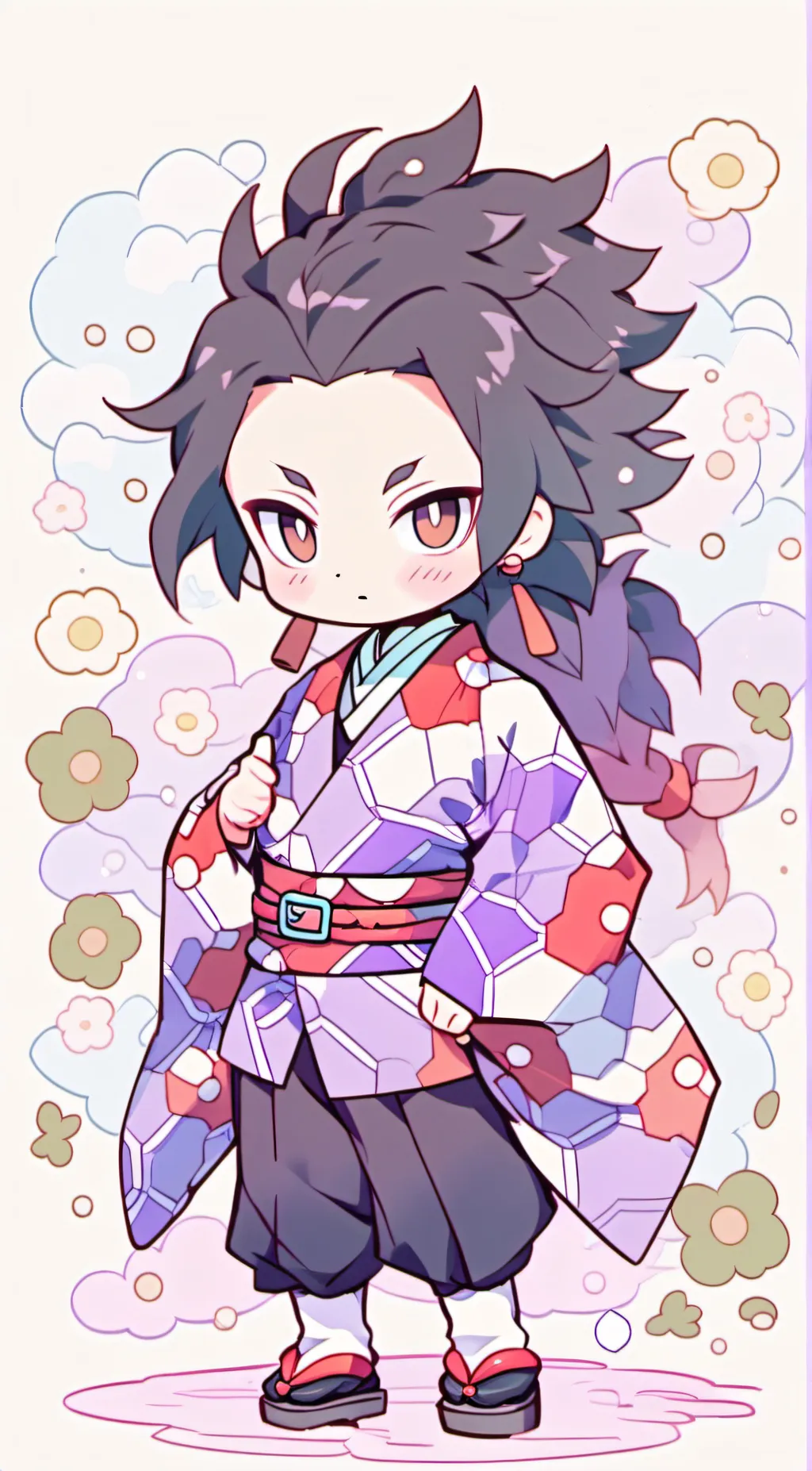 ai character: Kokushibo x muzan  background