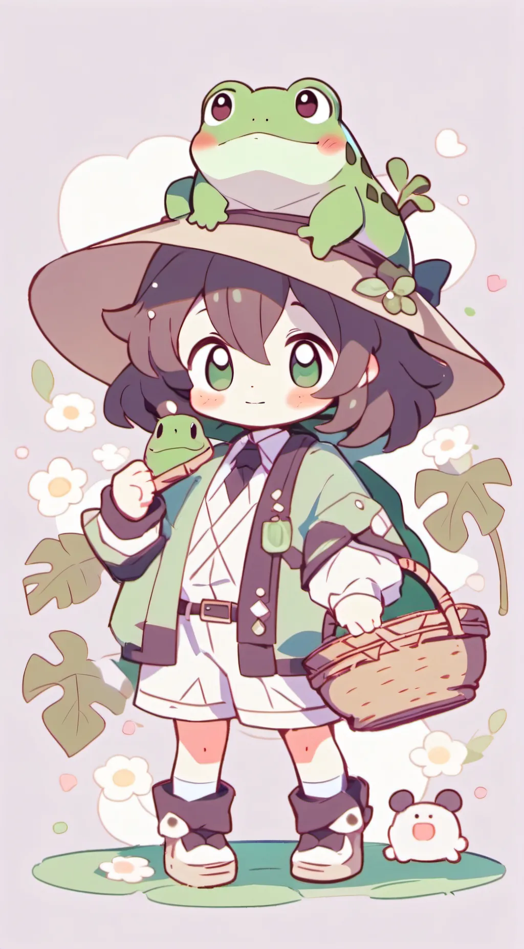 ai character: froggy 🐸 background