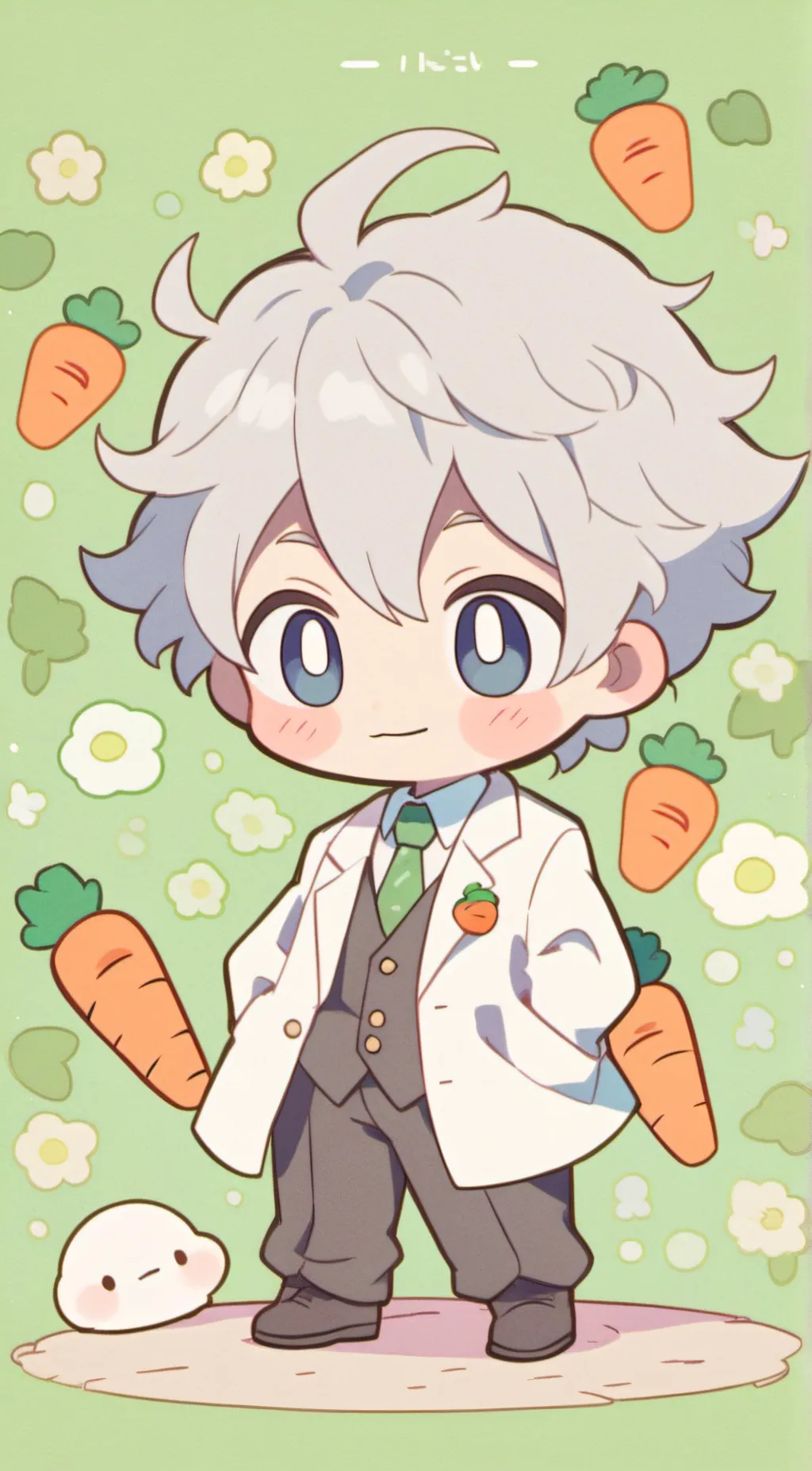 ai character: Carrot the carrot background