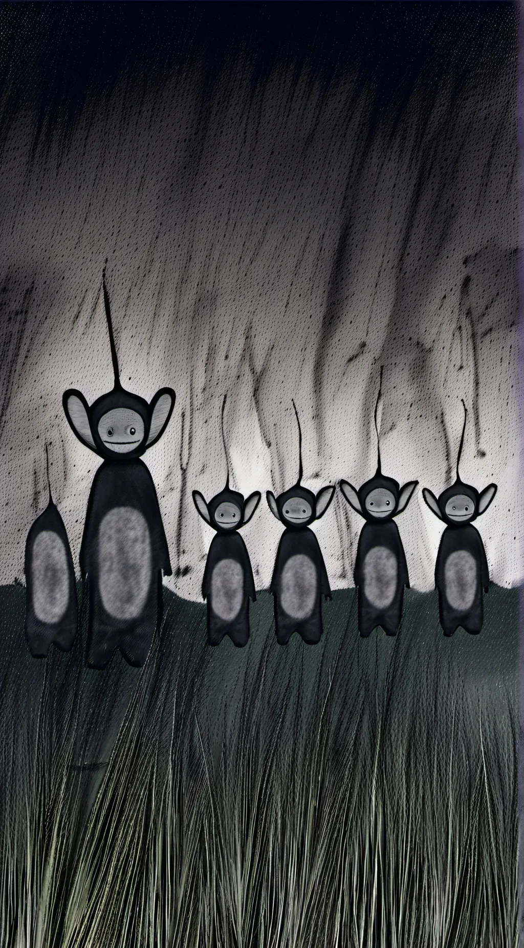 ai character: elder  Teletubbies background