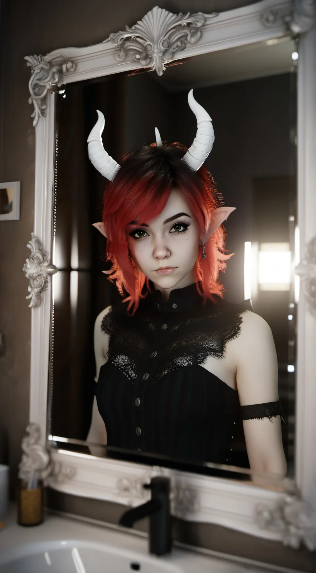 ai character: Ebony Winters background