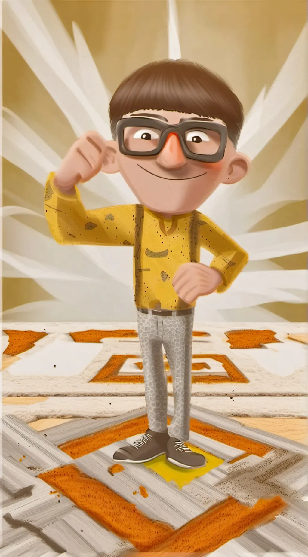 ai character: Vectoor background