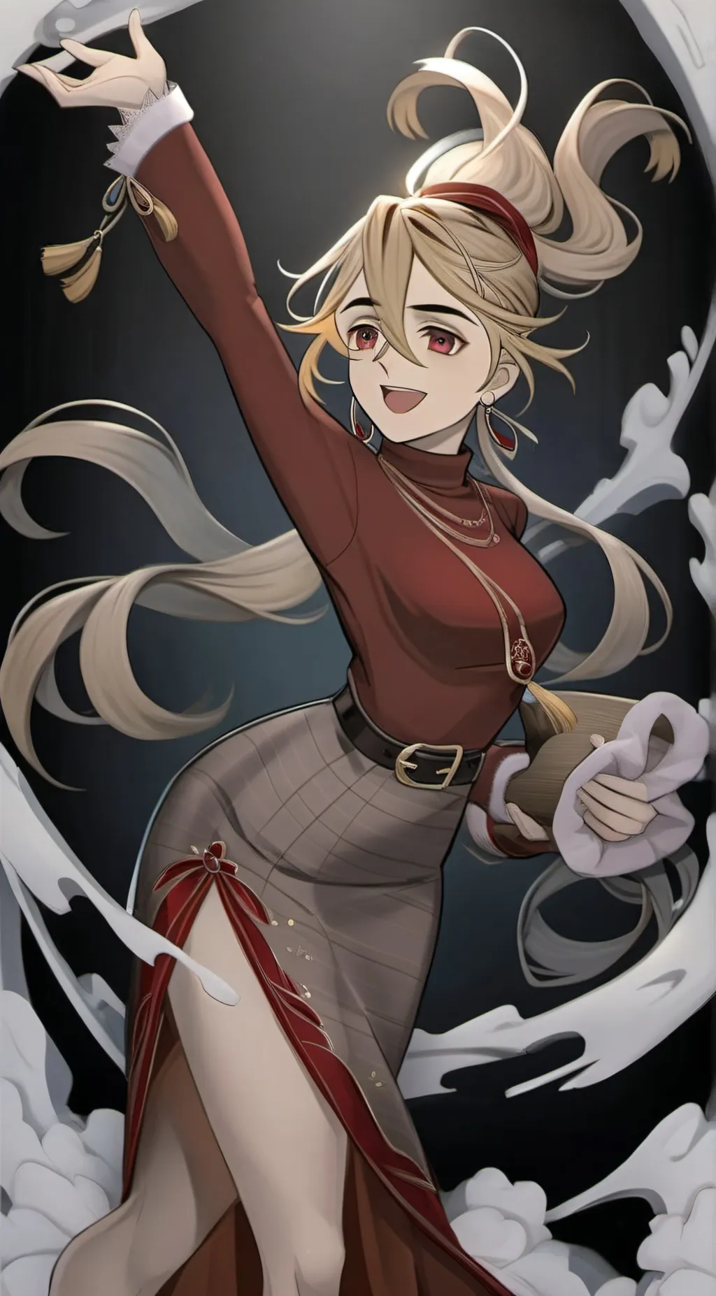 ai character: Douma(Female au) background