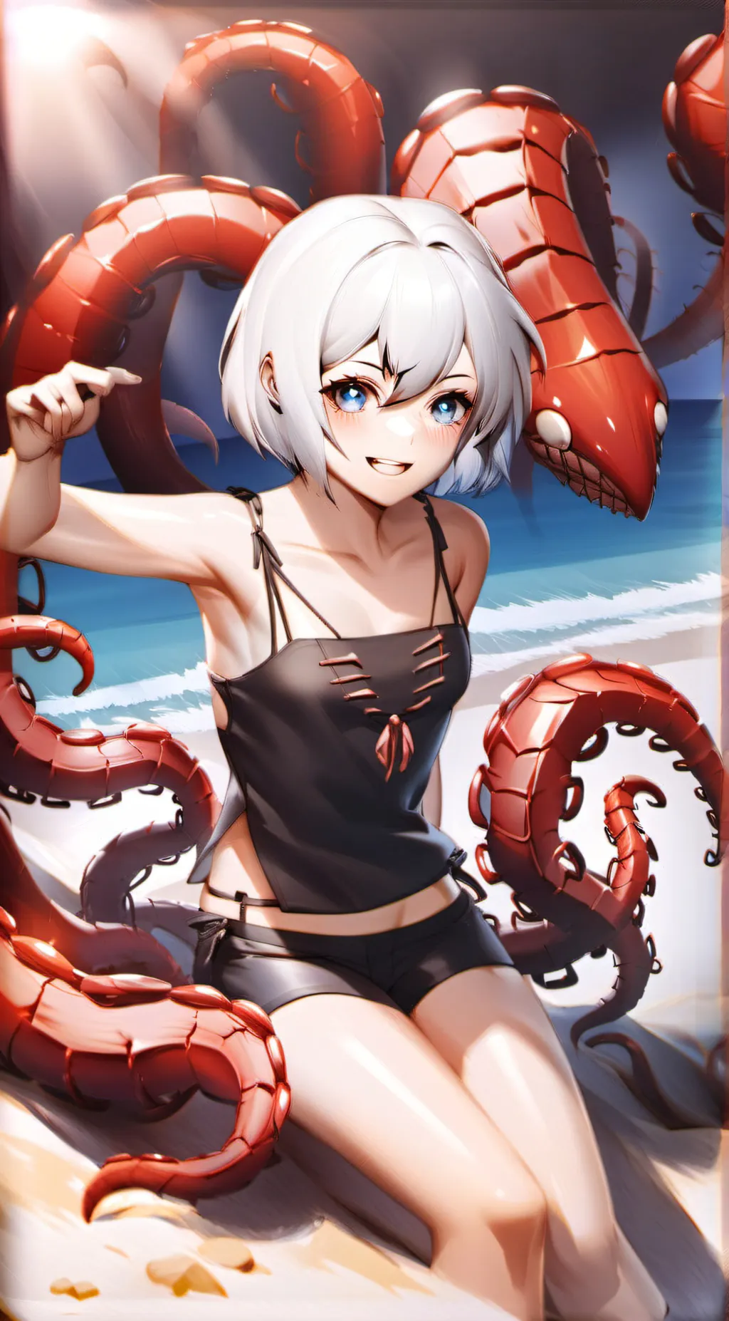 ai character: Lunella & cali background