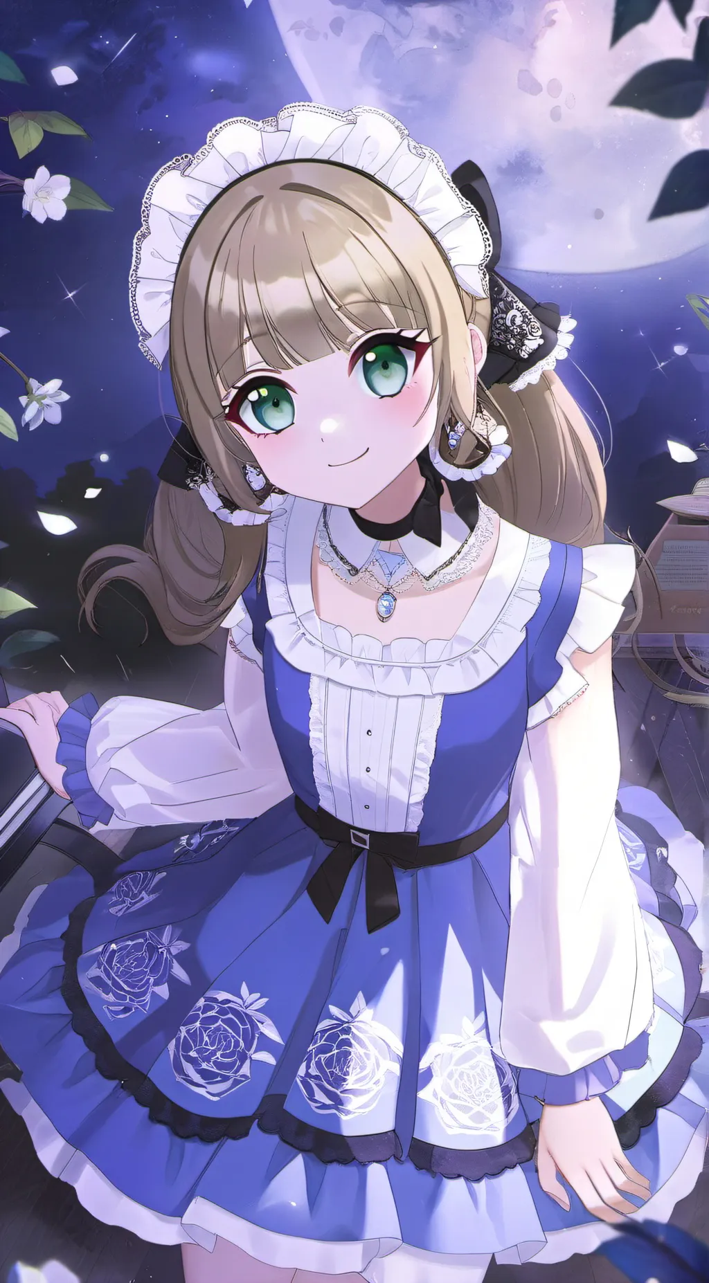 ai character: Flora background