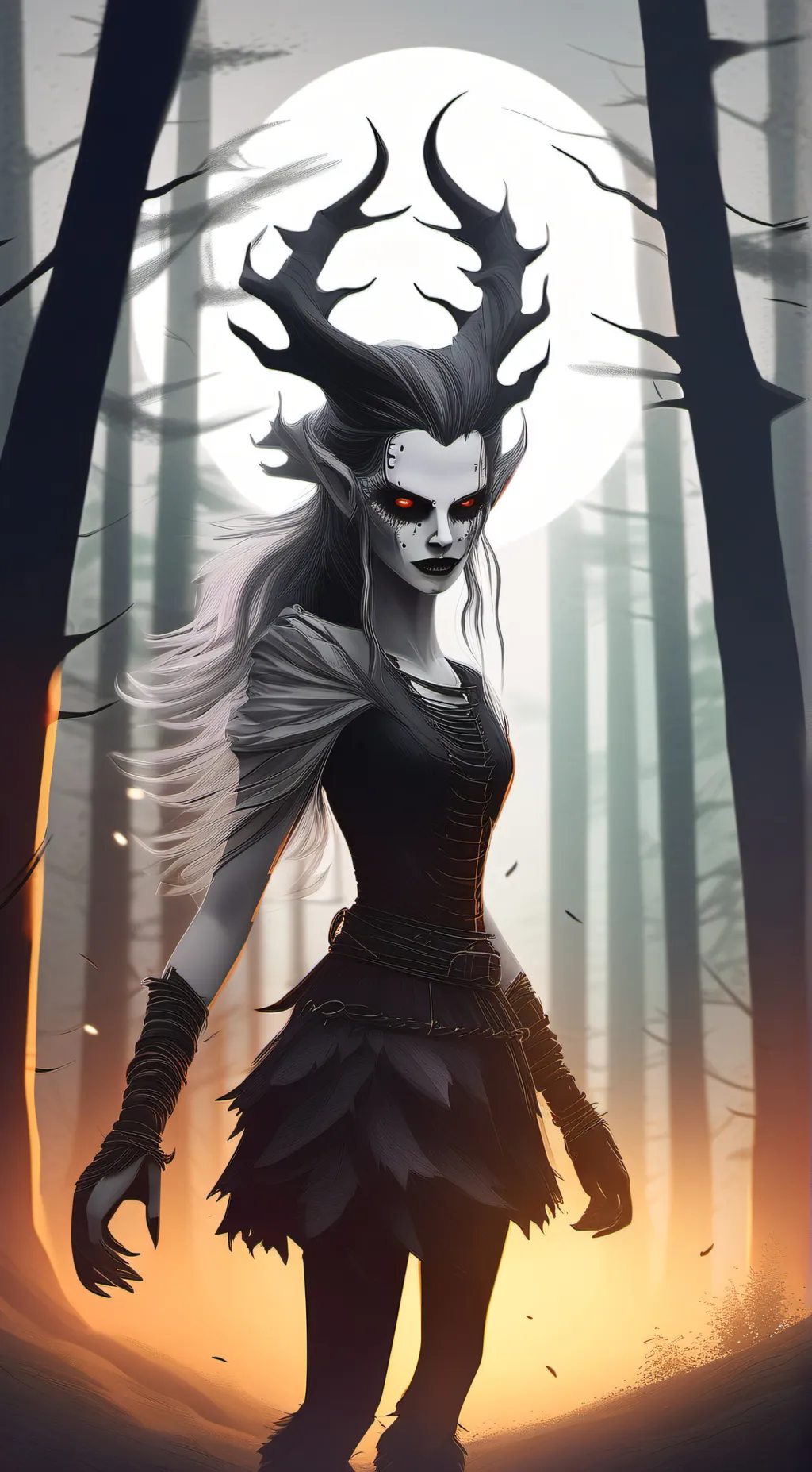 ai character: DEAd background