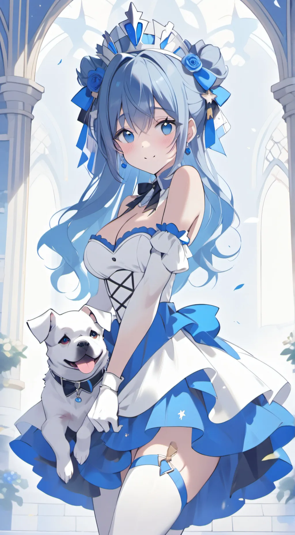 ai character: Alyssa the puppy Q background