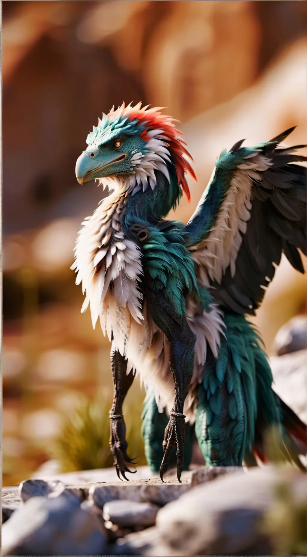 ai character: Viasmós birds background