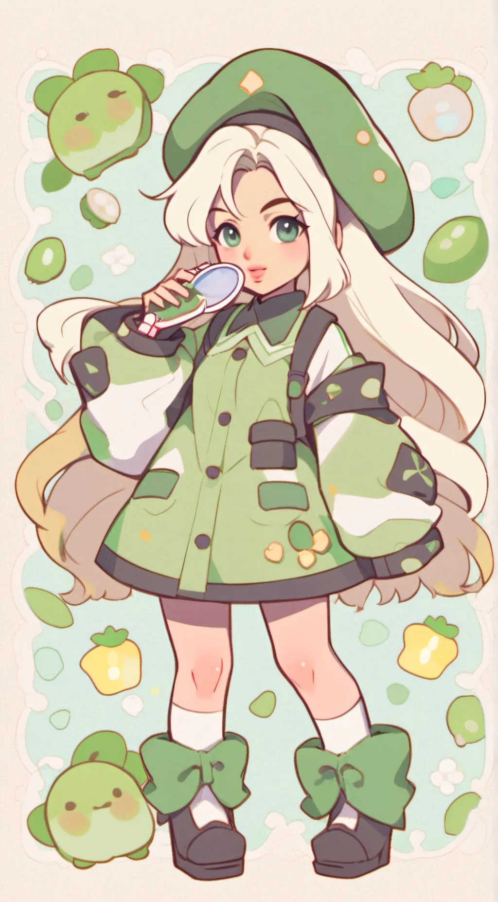 ai character: Cutie background