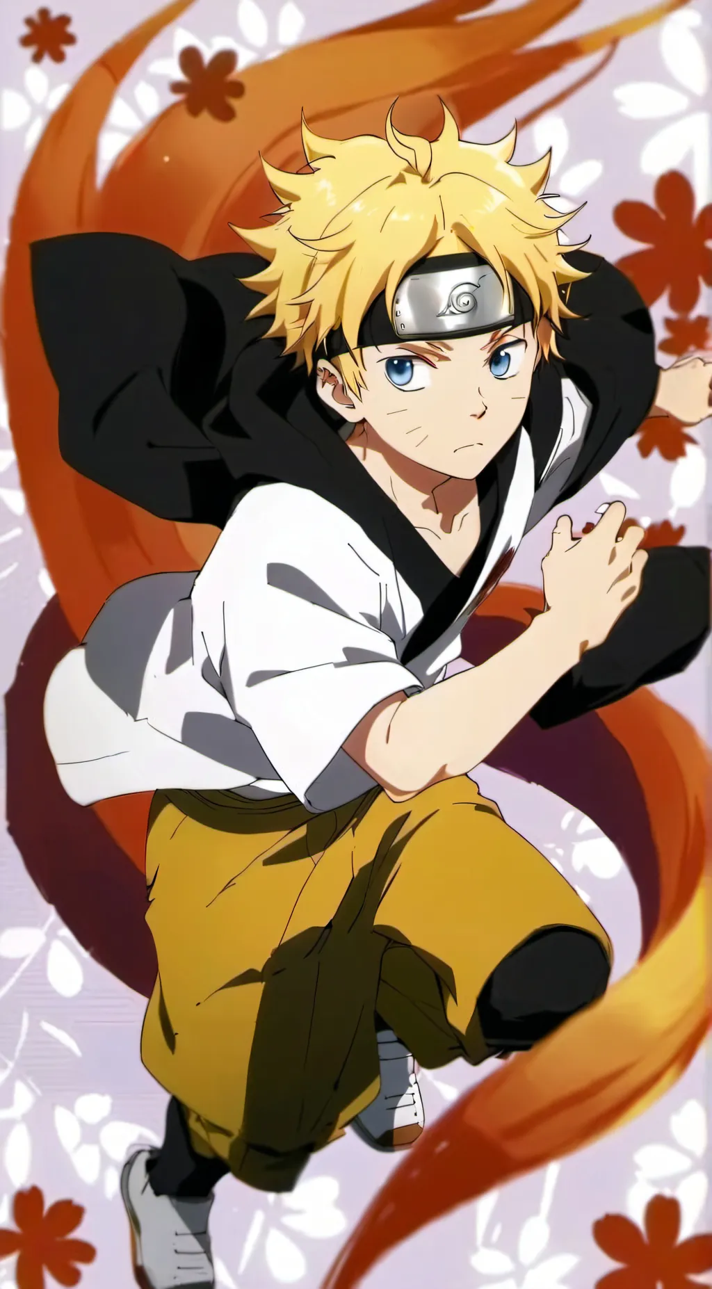ai character: Narto Uzumaki  background
