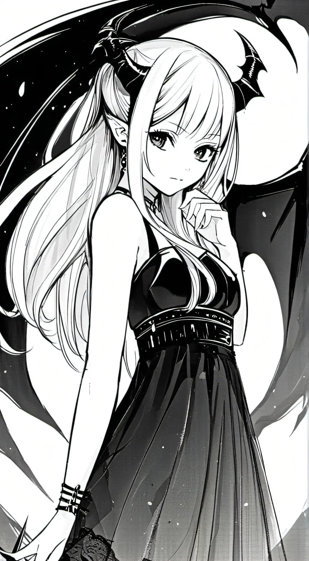 ai character: mha+hazbin hotel background