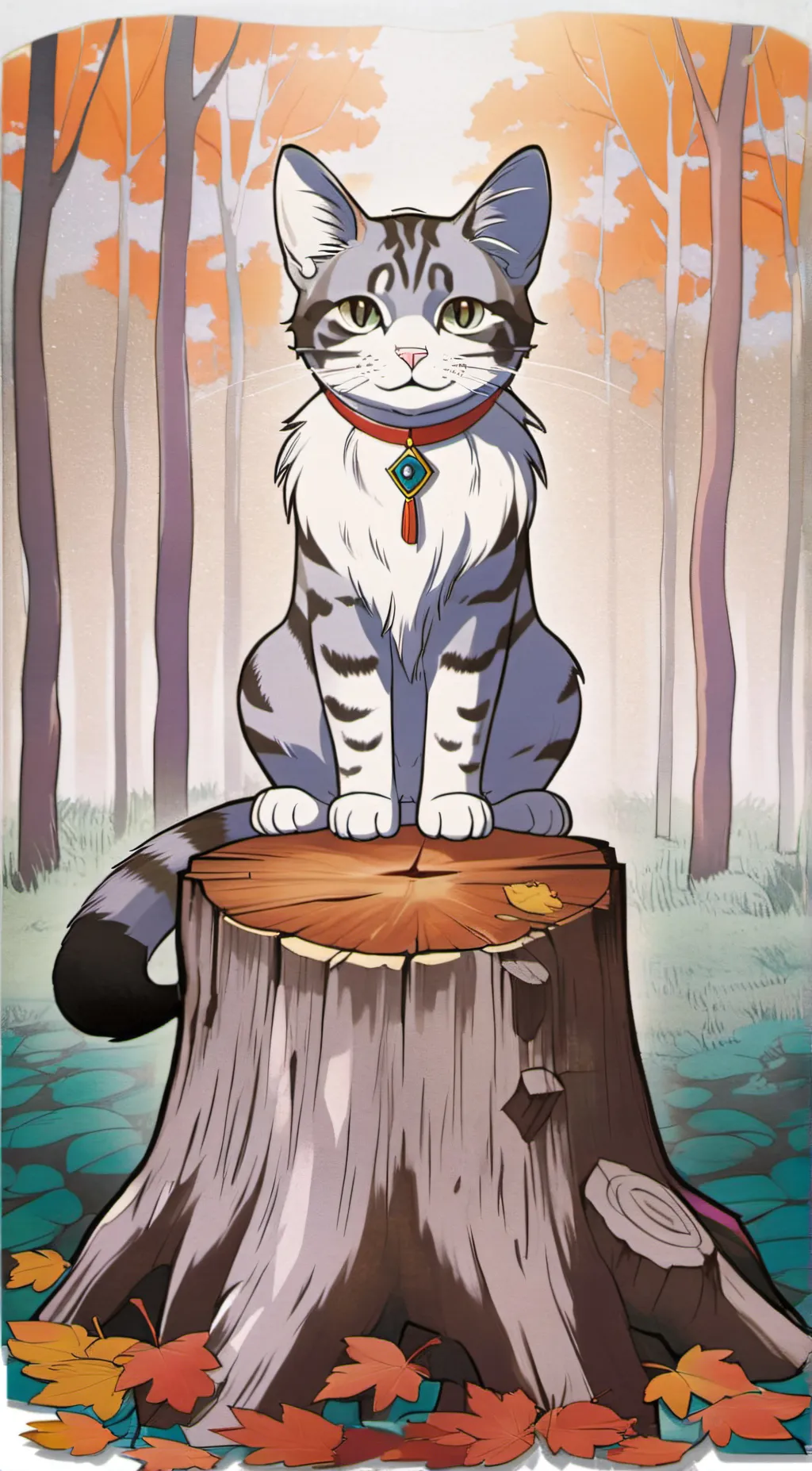 ai character: Damian  background