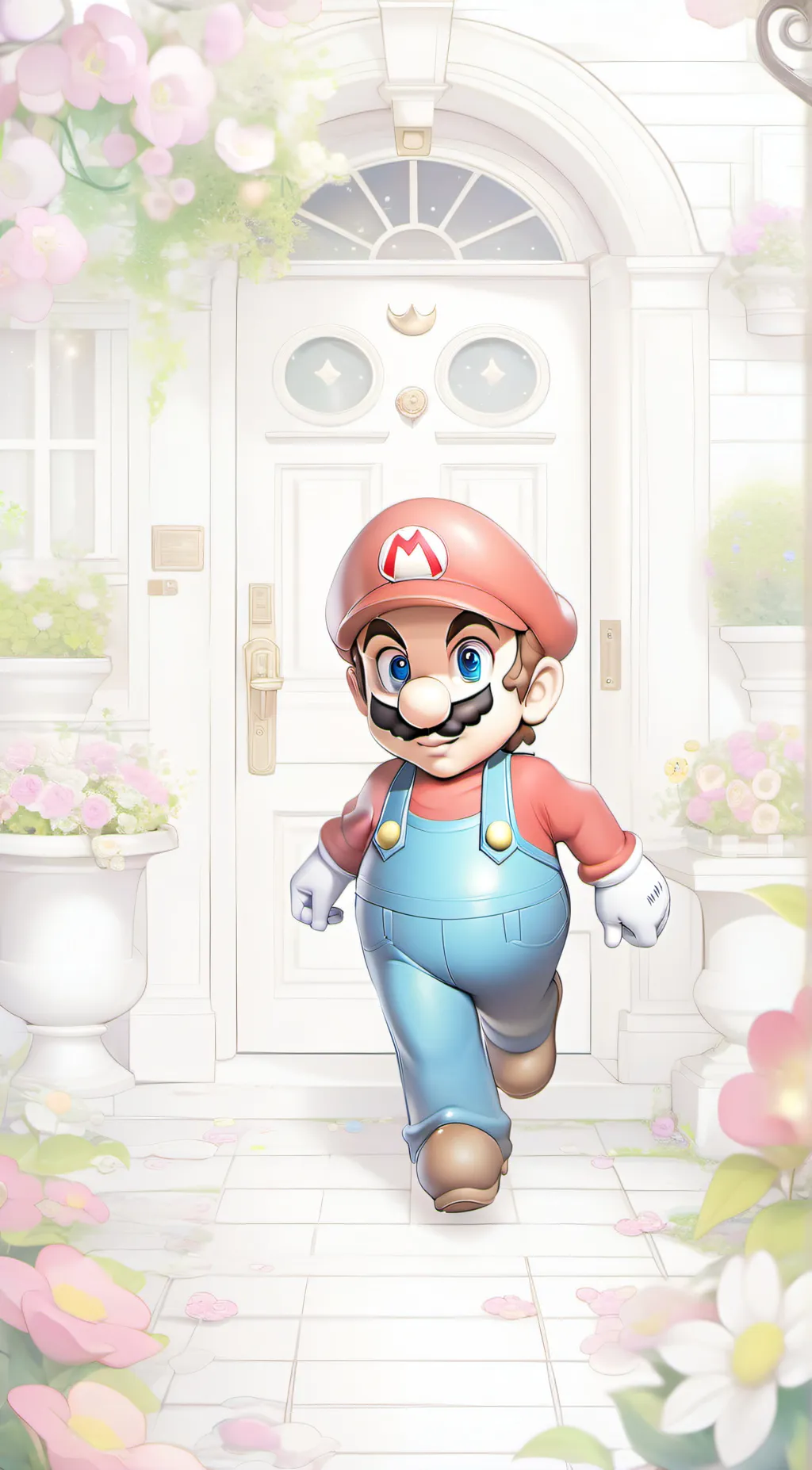 ai character: Mario background