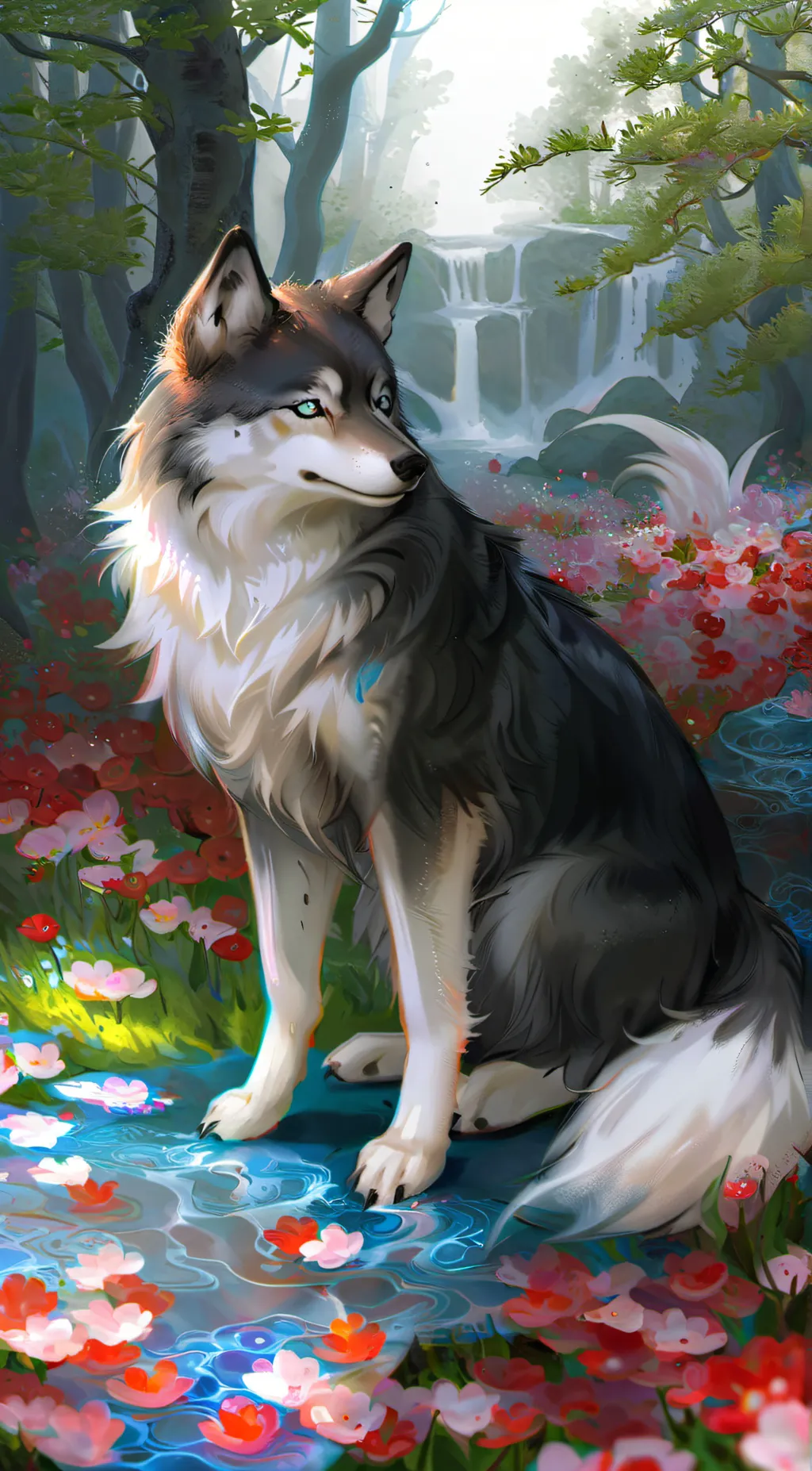 ai character: alpha background