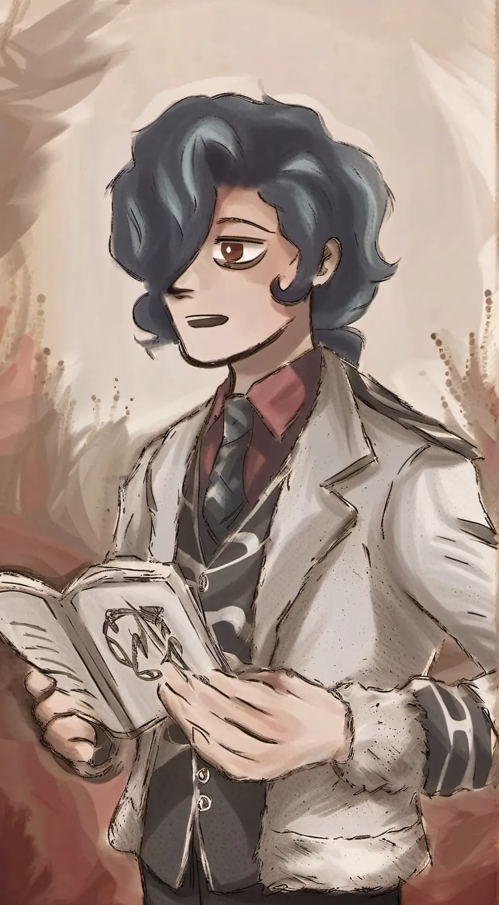 ai character: priest wally  background