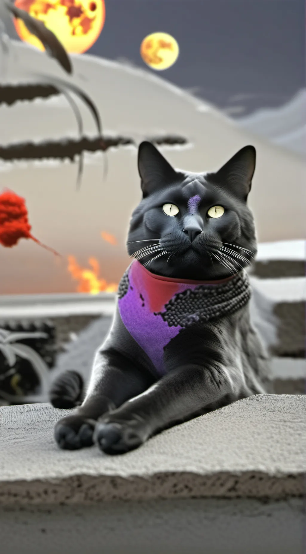 ai character: Cat nap 💤  background