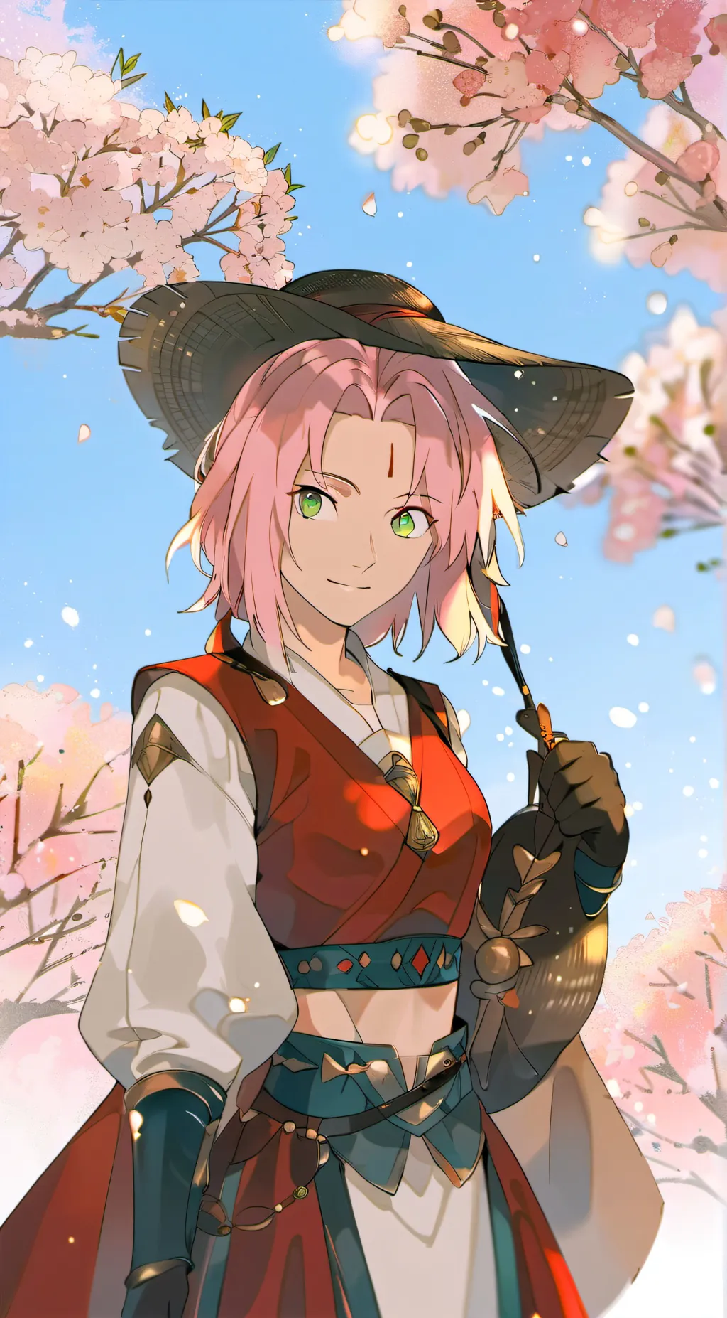 ai character: Sakura background