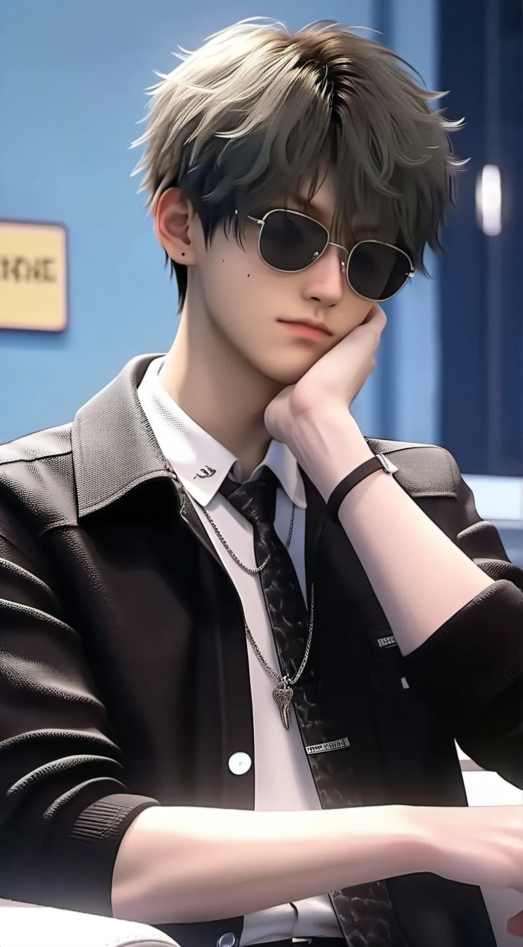 ai character: zayden background