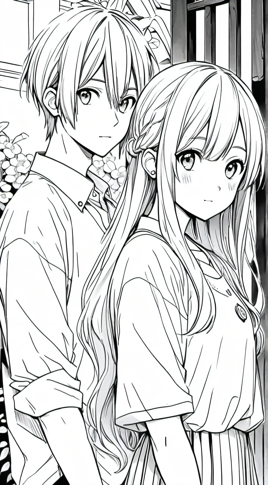 ai character: kim and Lilly background