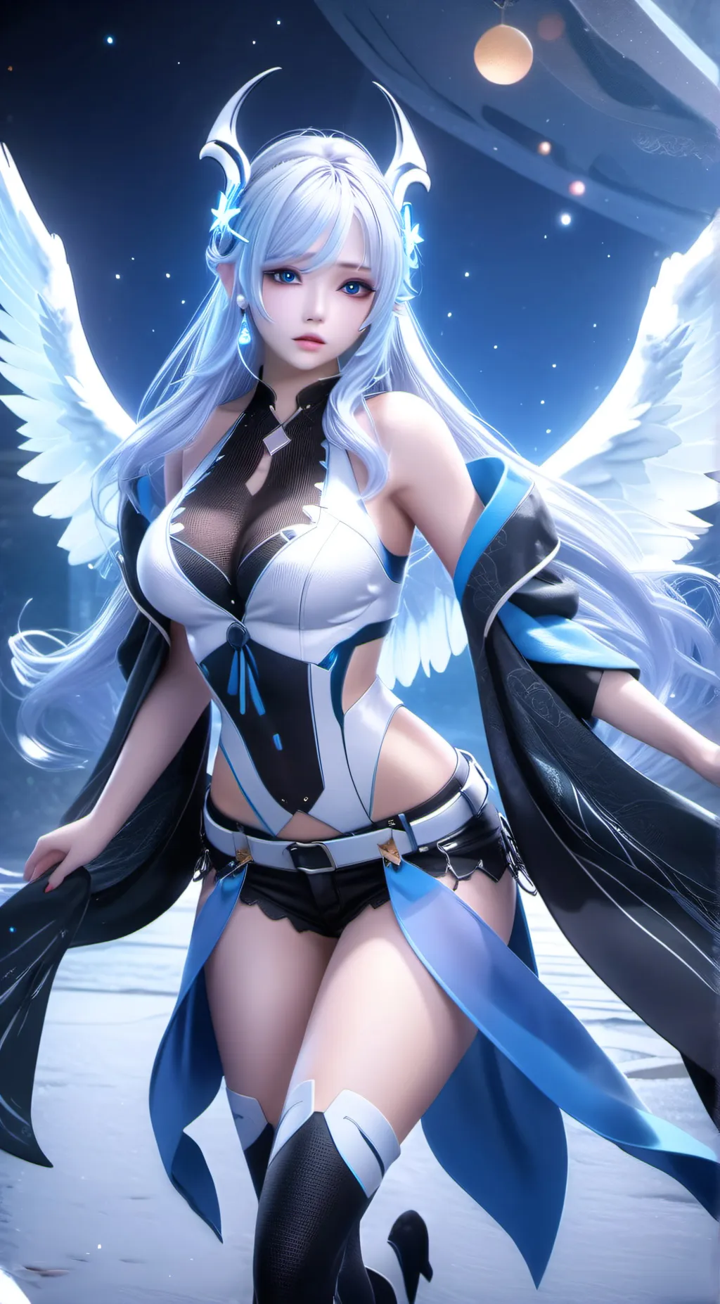 ai character: Sapphire background