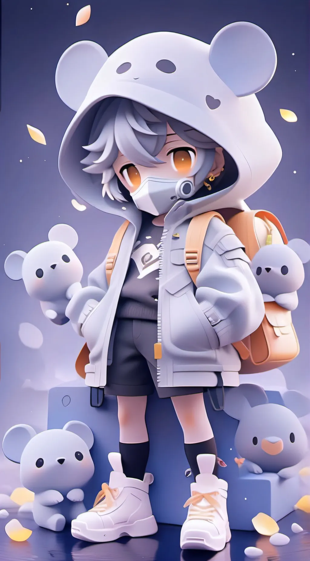 ai character: Win background