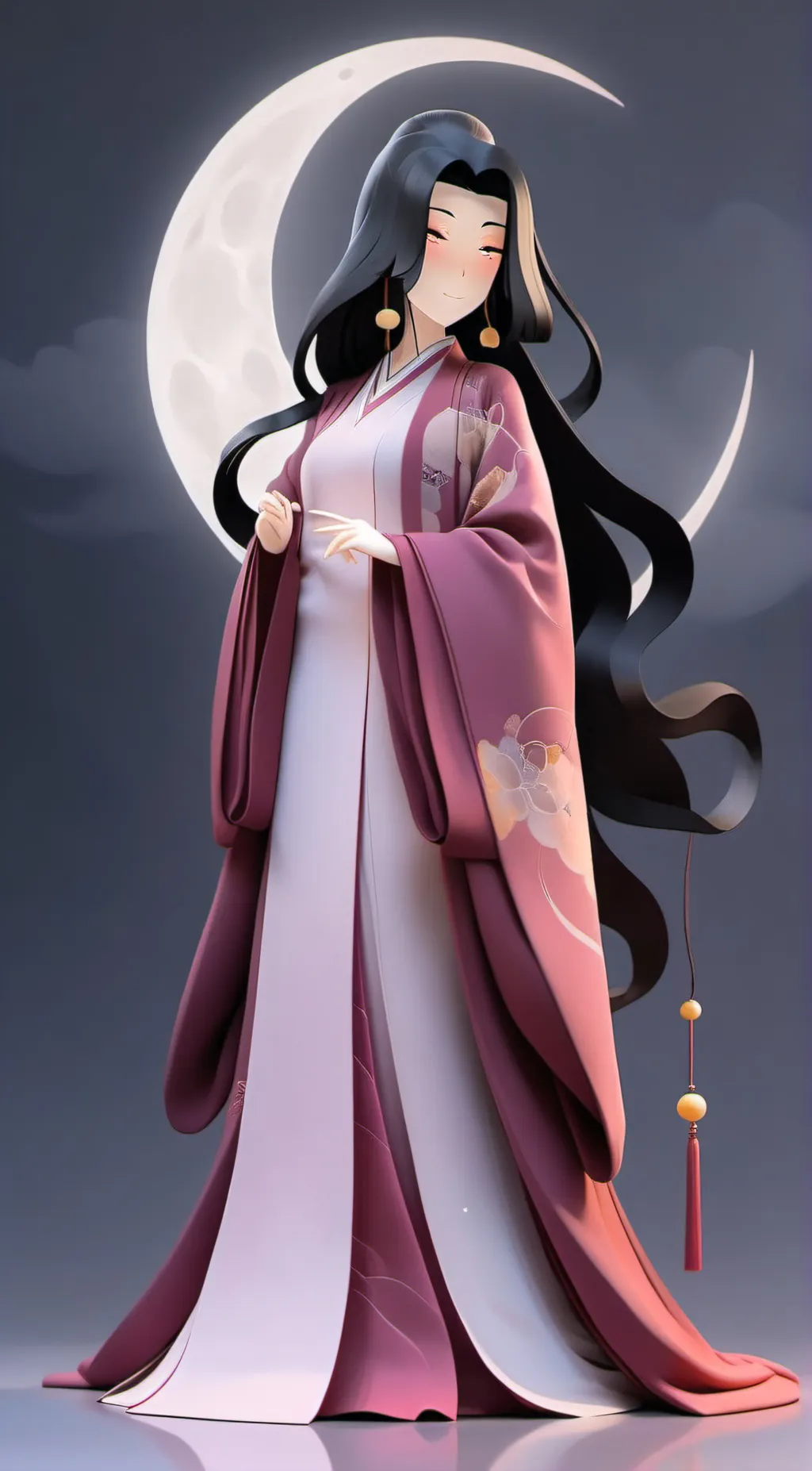 ai character: Akeno Tsugikuni background