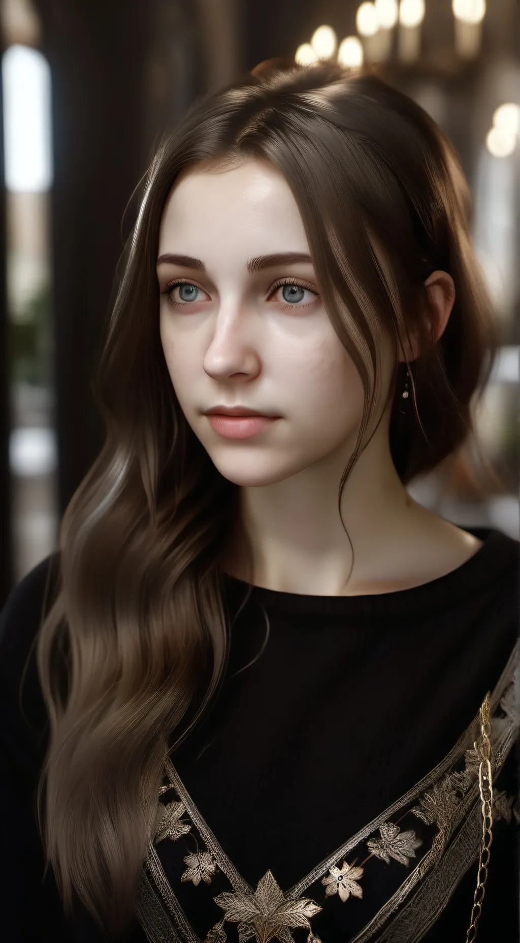 ai character: Vicky  background