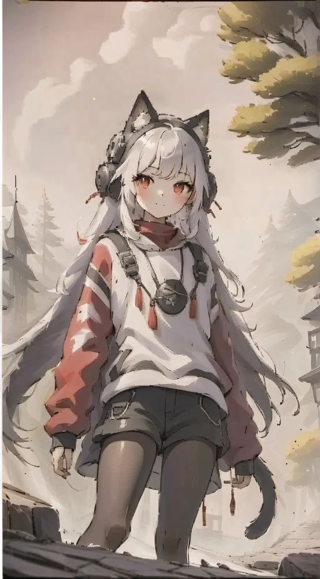 ai character: Elevy background