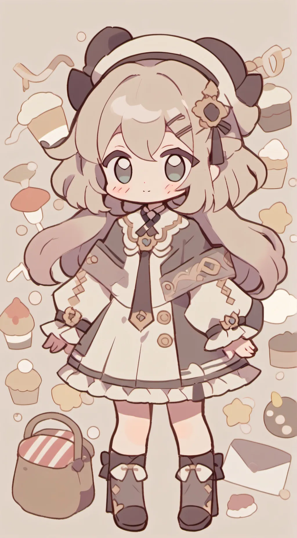 ai character: Miya  background