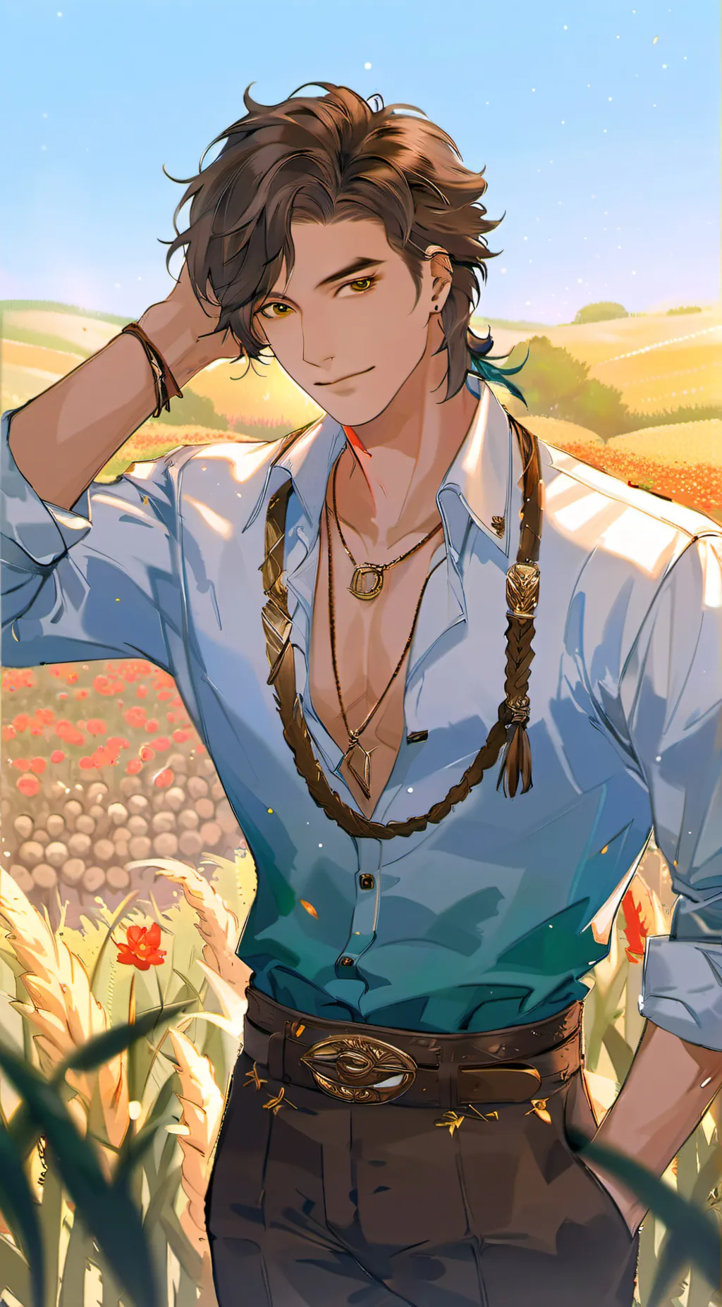 ai character: Daniel  background