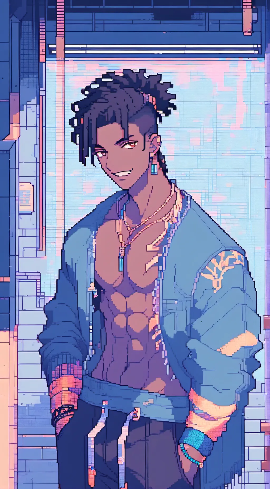 ai character: ray background