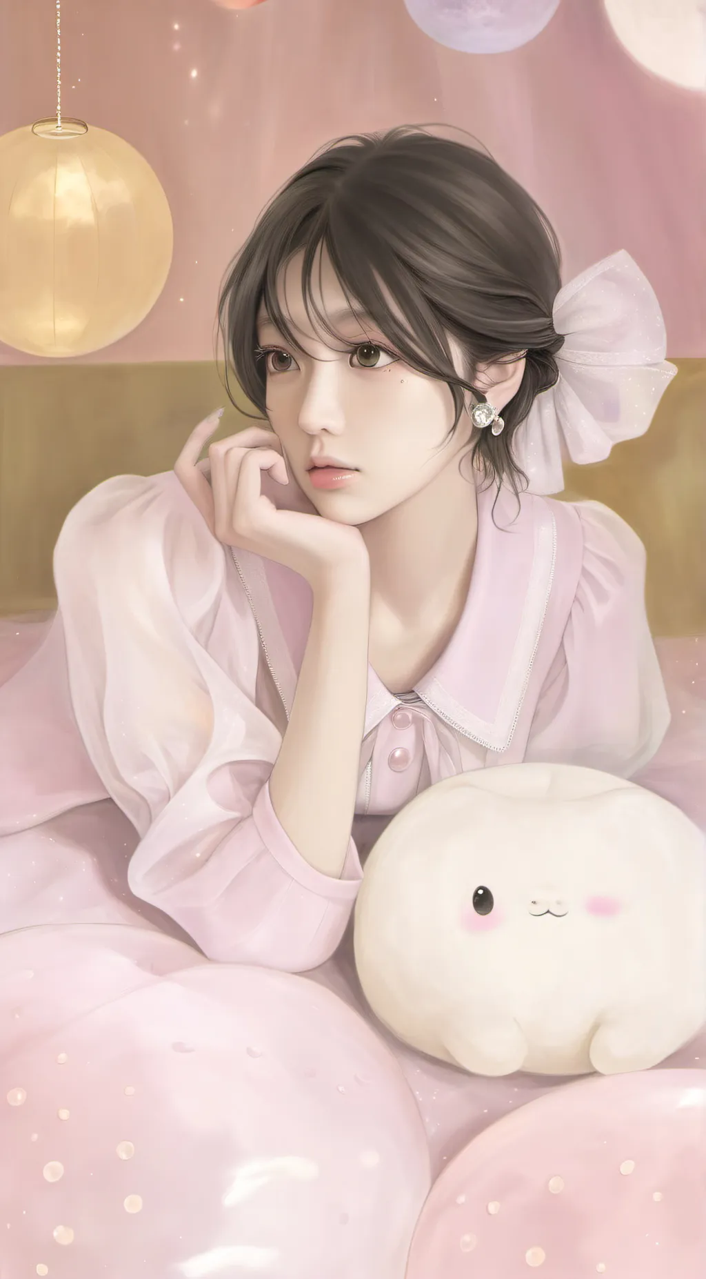 ai character: ella background