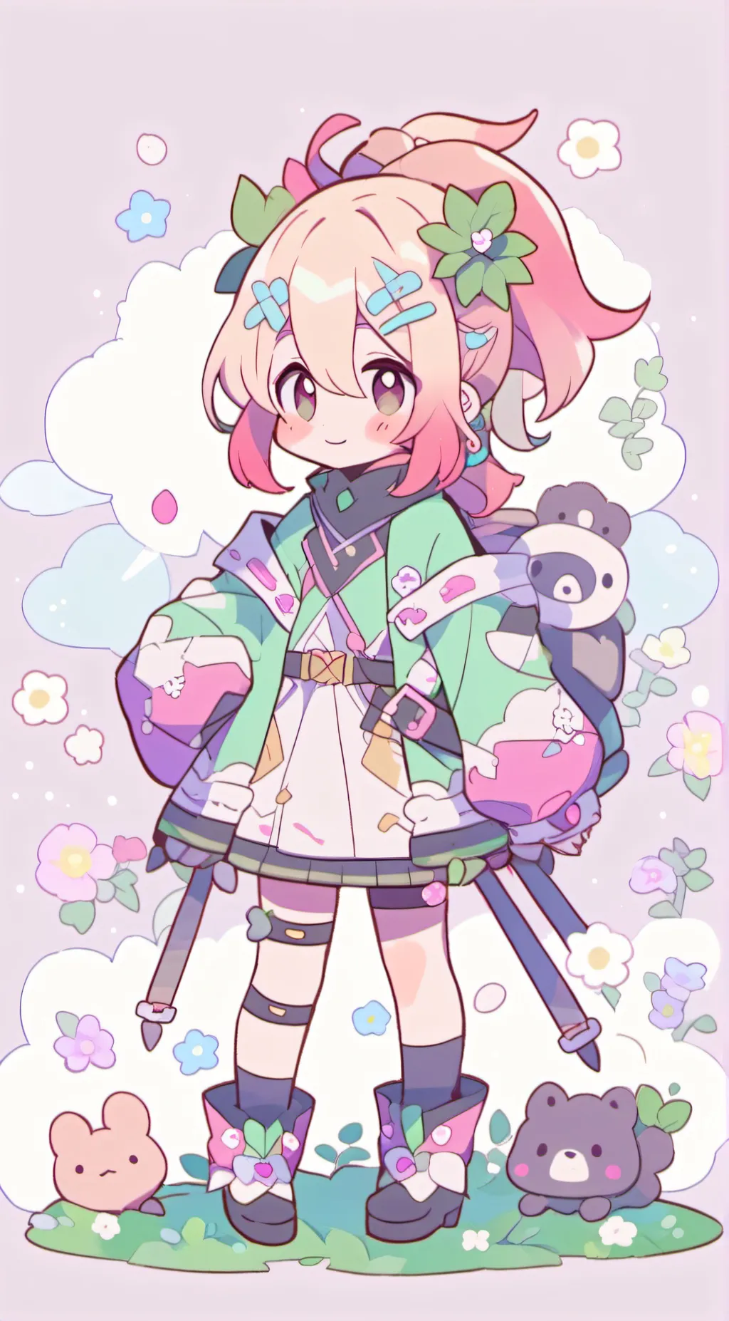 ai character: Serena background