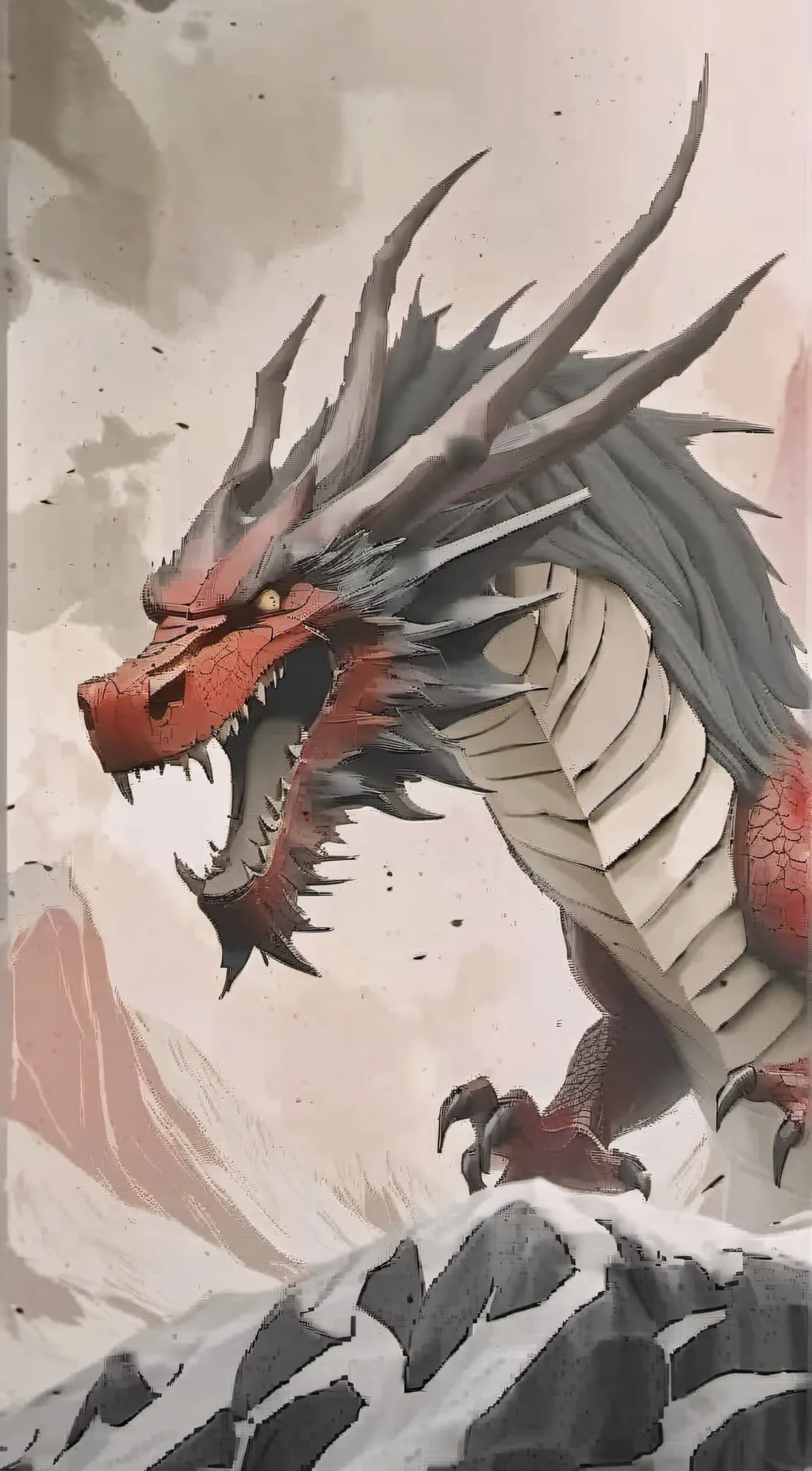 ai character: Scarlet from w.o.f background