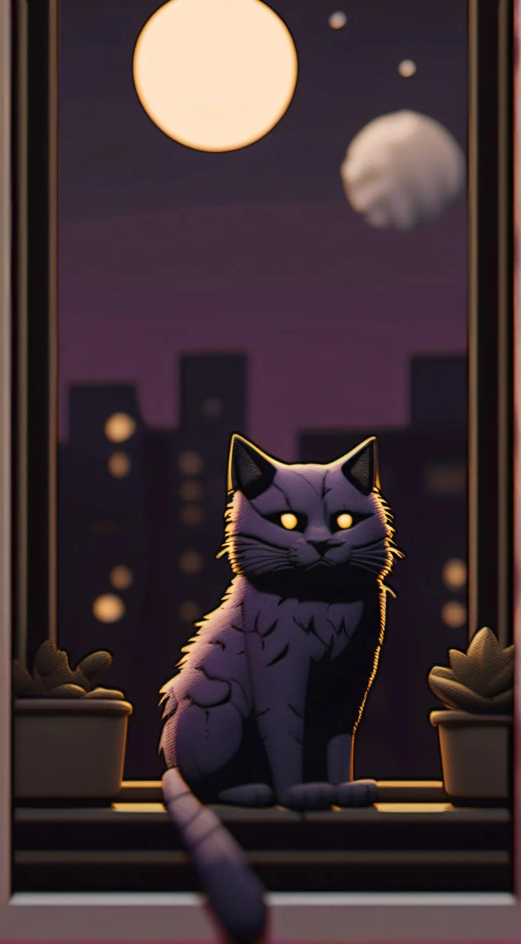 ai character: catnap background